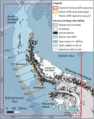 Ecosystem Service Supply in the Antarctic Peninsula Region: Evaluating an Expert-Based Assessment Approach and a Novel Seascape Data Model